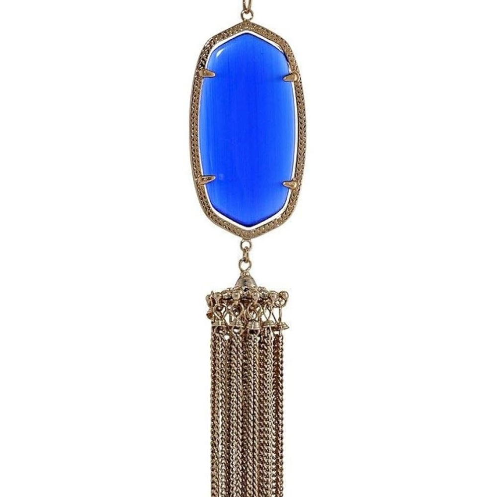Kendra Scott Cobalt Blue Rayne Pendant Necklace